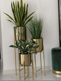 Golden Harmony 3-Set Planter